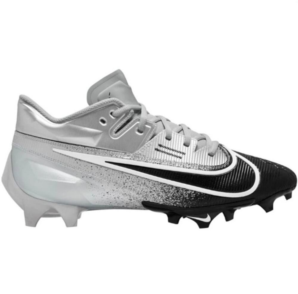 Nike Men Vapor Edge Elite 360 2 Molded Football Cleats US 10.5 Silver Black NWOB